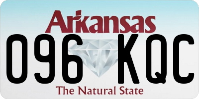 AR license plate 096KQC