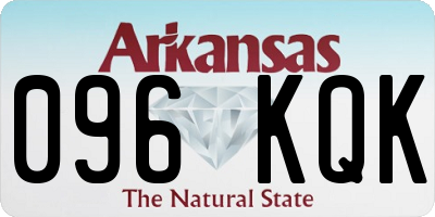 AR license plate 096KQK