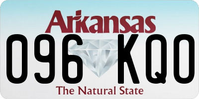 AR license plate 096KQO