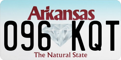 AR license plate 096KQT