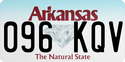 AR license plate 096KQV
