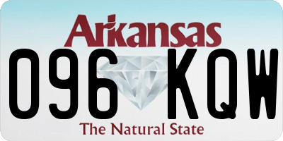 AR license plate 096KQW