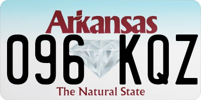 AR license plate 096KQZ