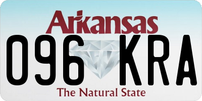 AR license plate 096KRA