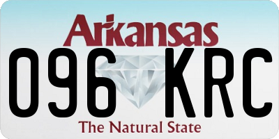 AR license plate 096KRC