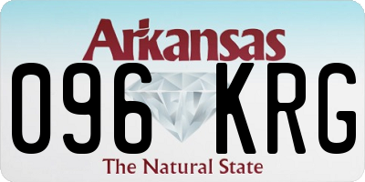 AR license plate 096KRG