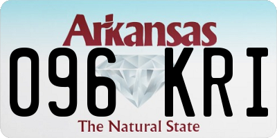 AR license plate 096KRI