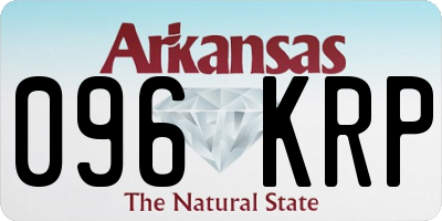 AR license plate 096KRP