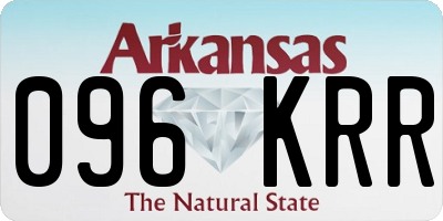AR license plate 096KRR