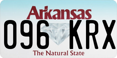 AR license plate 096KRX