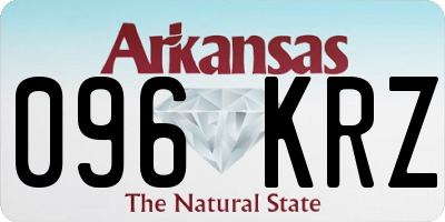 AR license plate 096KRZ