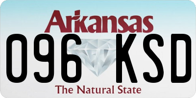 AR license plate 096KSD