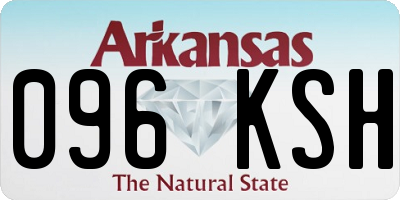 AR license plate 096KSH