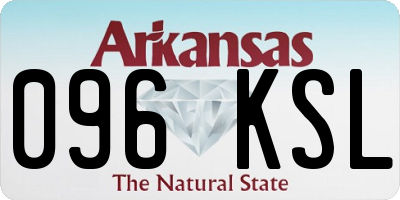 AR license plate 096KSL