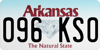 AR license plate 096KSO