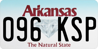 AR license plate 096KSP