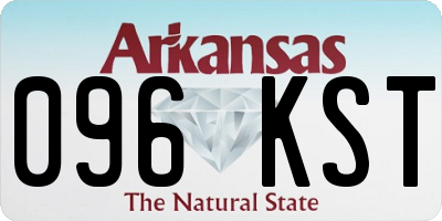 AR license plate 096KST