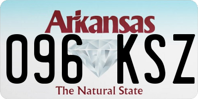 AR license plate 096KSZ