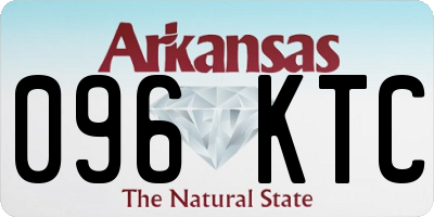 AR license plate 096KTC
