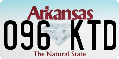 AR license plate 096KTD