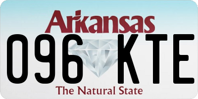 AR license plate 096KTE
