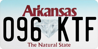AR license plate 096KTF