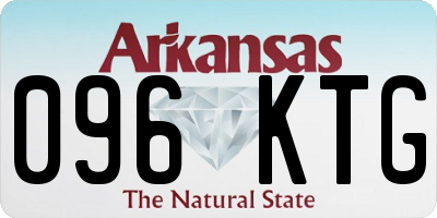 AR license plate 096KTG