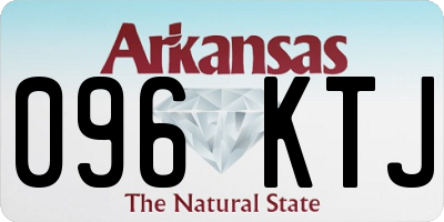 AR license plate 096KTJ