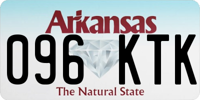 AR license plate 096KTK