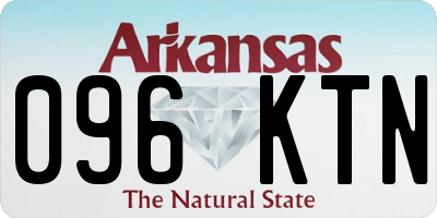 AR license plate 096KTN