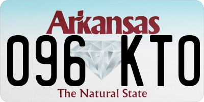 AR license plate 096KTO
