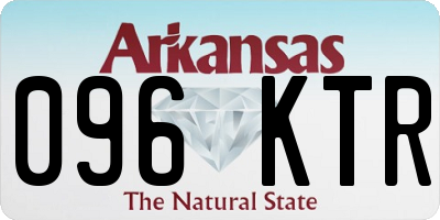 AR license plate 096KTR
