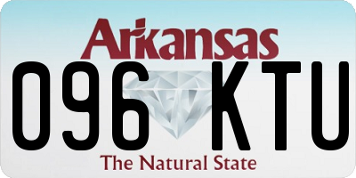 AR license plate 096KTU