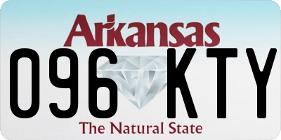 AR license plate 096KTY