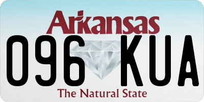 AR license plate 096KUA