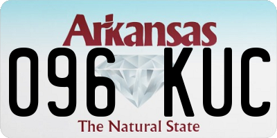AR license plate 096KUC