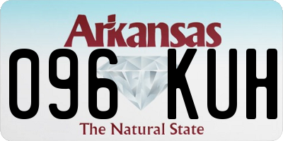 AR license plate 096KUH