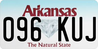 AR license plate 096KUJ