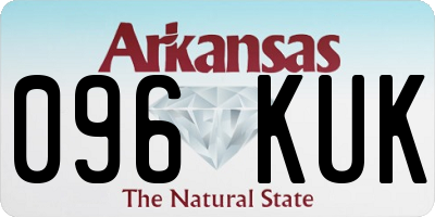 AR license plate 096KUK