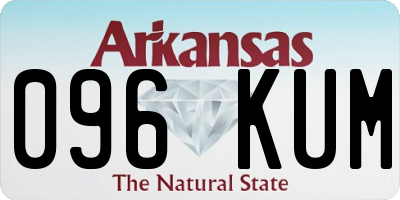 AR license plate 096KUM