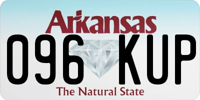 AR license plate 096KUP