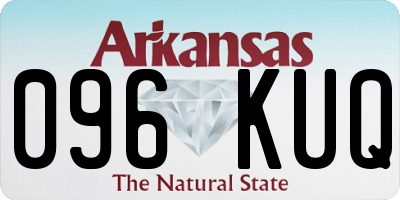 AR license plate 096KUQ