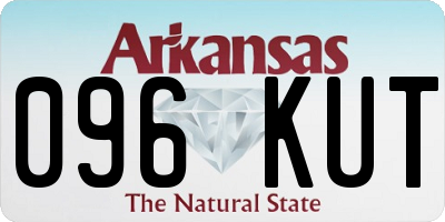 AR license plate 096KUT