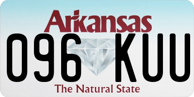 AR license plate 096KUU