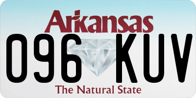 AR license plate 096KUV