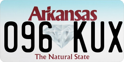 AR license plate 096KUX