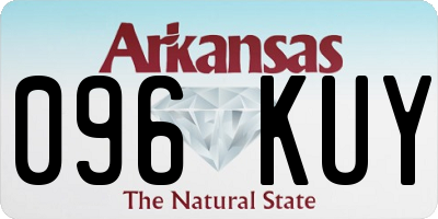 AR license plate 096KUY