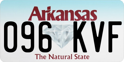 AR license plate 096KVF