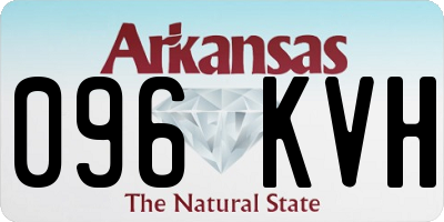 AR license plate 096KVH