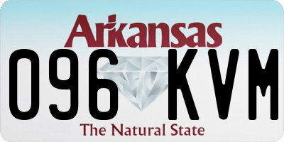 AR license plate 096KVM